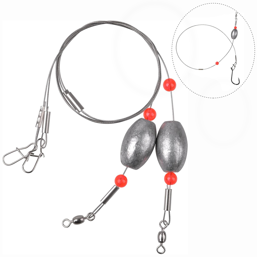 Fishing Equipment Shop - 2 Stuks Vissen Ei Sinker Gewicht