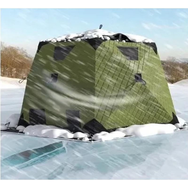 Fishing Equipment You Need - Zeshoekige ijsvishut – Verdikte tent, outdoor