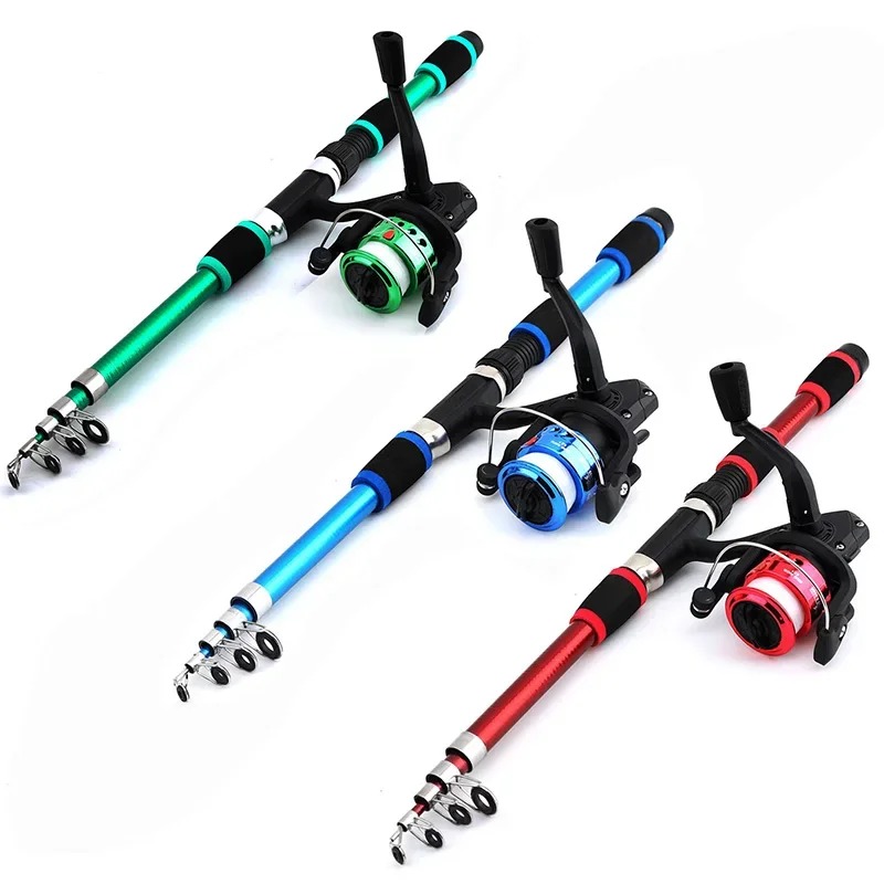 Fishing Equipment Online - Visstokset Volledige Uitrusting Met Telescopische Hengel