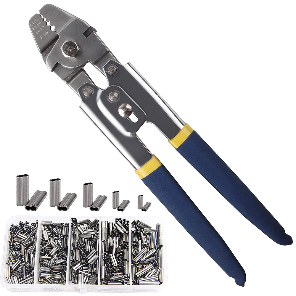 Fishing Equipment Shop - 300Pcs Crimp Vissen Mouwen Set Met