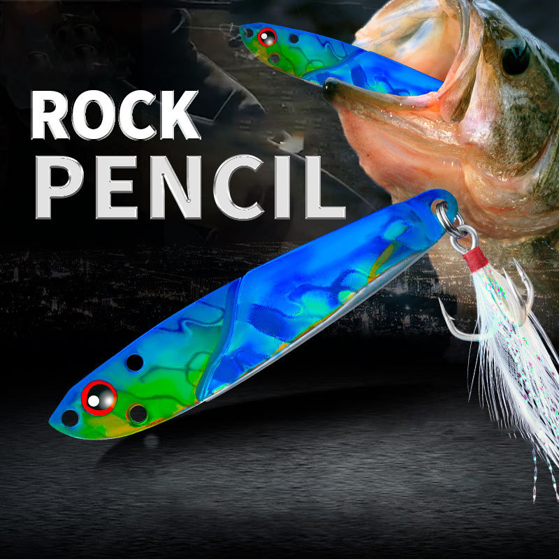 Jig Head Lure - 1PC Metal Jig 3D Vis Aas