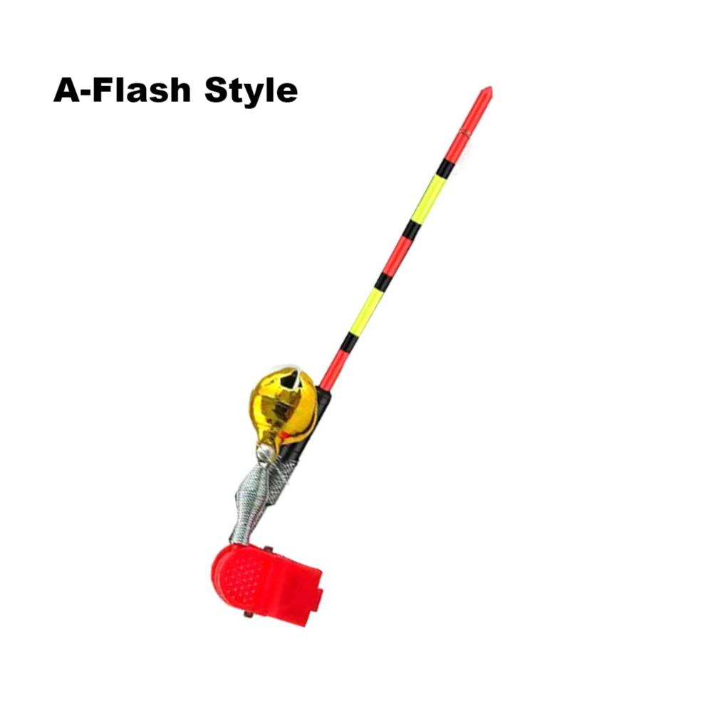 Ice Fishing Tip Up - Nacht Hengel-Verlichting Stick-Bite Alarm Waterdicht Vissen
