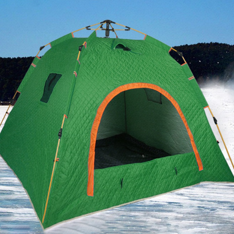 Fishing Equipment You Need - Drielaagse buiten-ijsvistent, volautomatische snel-open constructie -