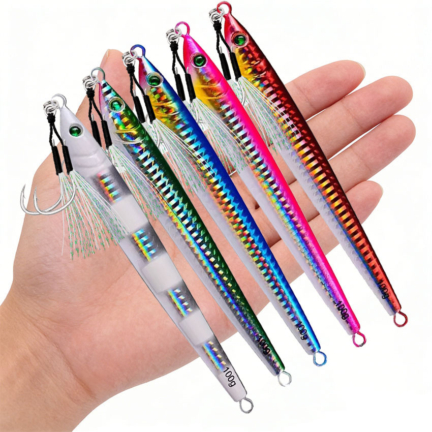 Jig Head Lure - Gegoten Metalen Jig Vissen Lokken 5PC