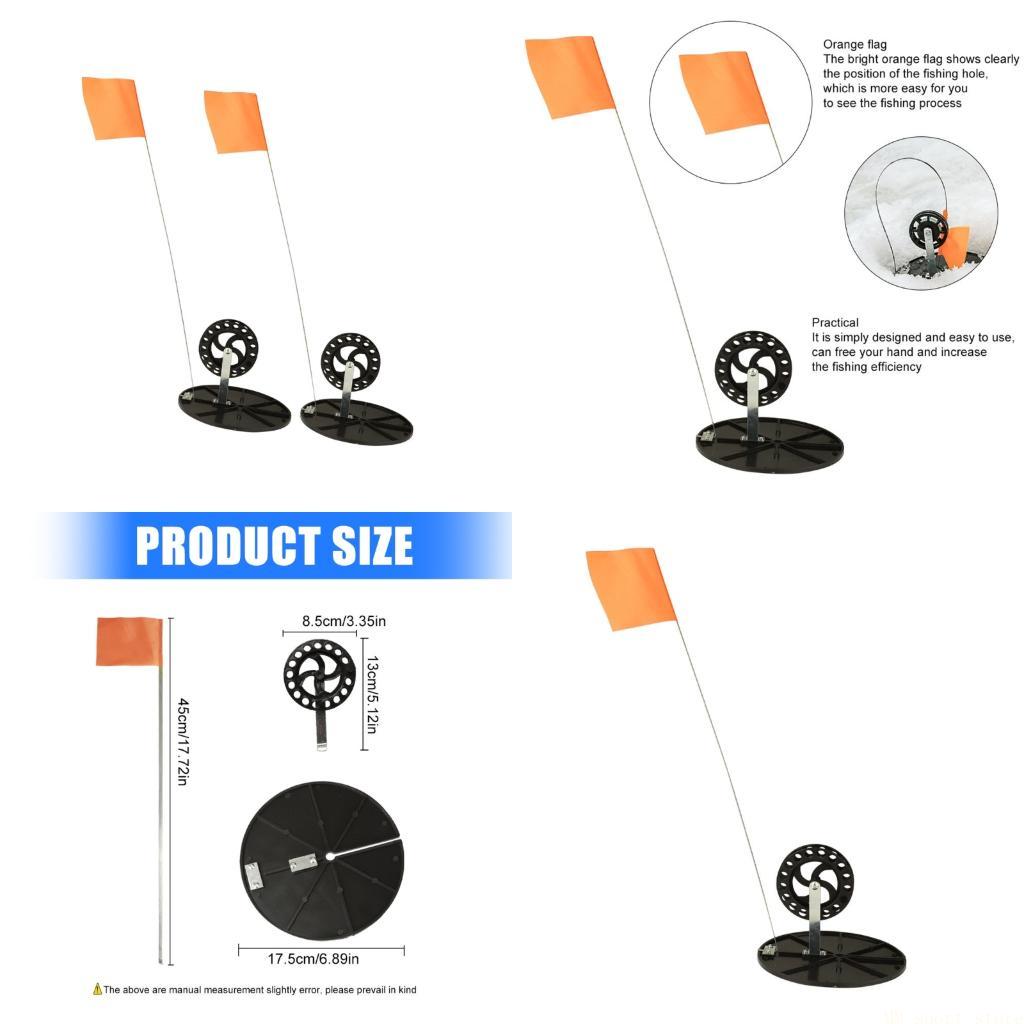 Ice Fishing Tip Up - 31BE 2 stuks Outdoor Winter Hengel