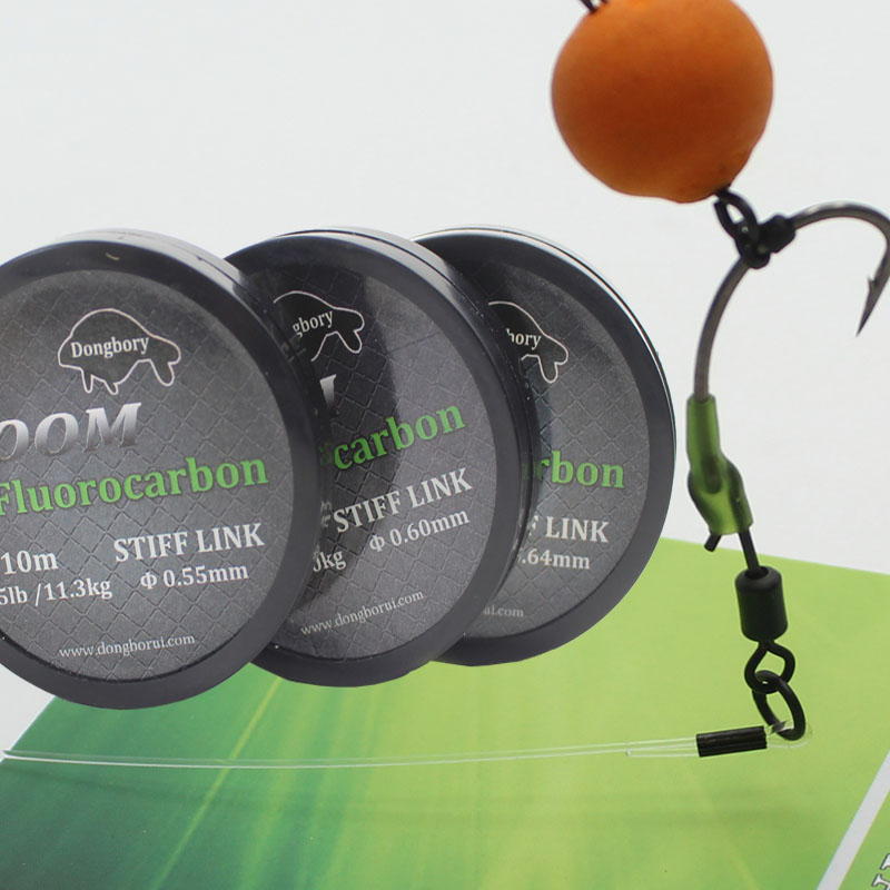 Fishing Equipment Bundle - Karpervissen Hooklink Boom Fluorocarbon Stijve Link