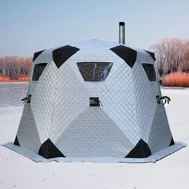 Fishing Equipment You Need - Winter geïsoleerde grote saunatent voor buitenkamperen,