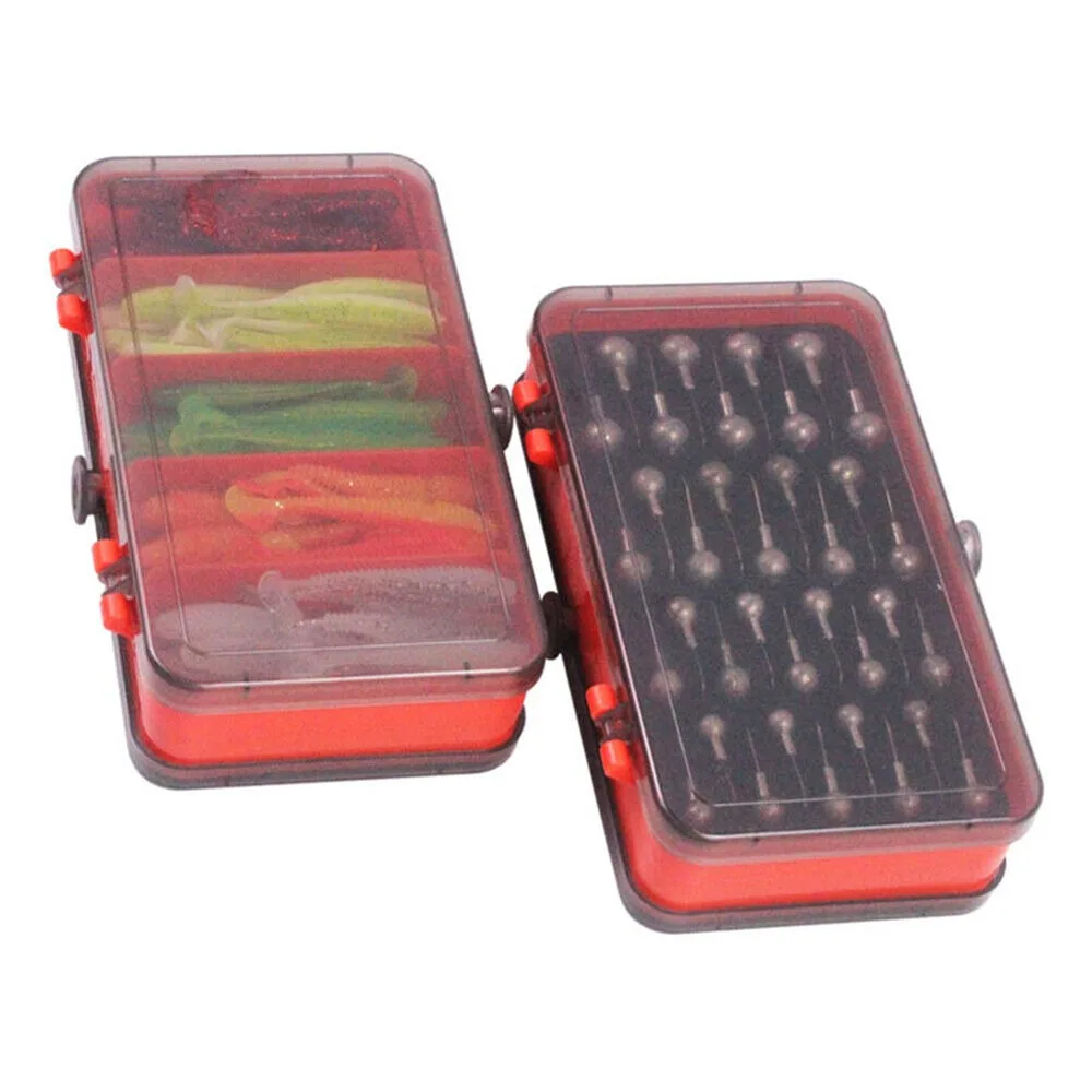 Jig Head Lure - Draagbare dubbelzijdige split aasdoos crank jig