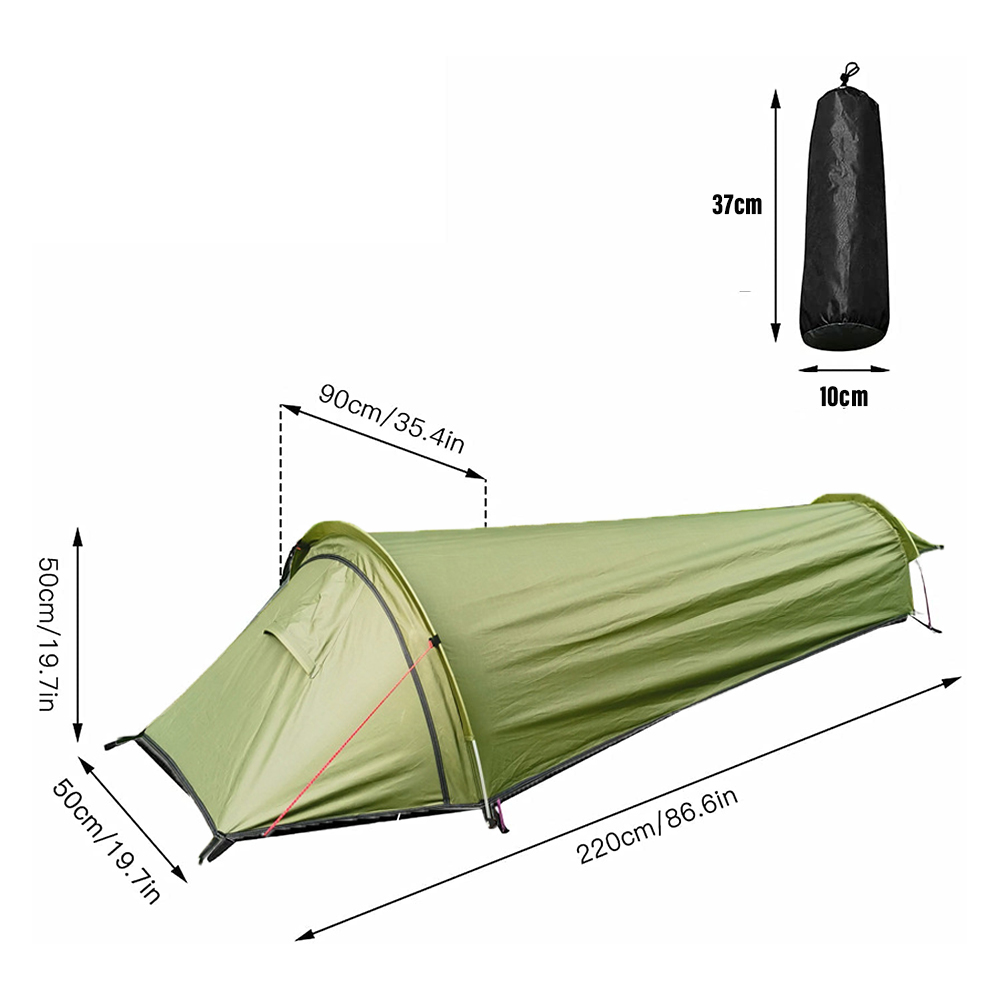 Fishing Equipment You Need - 850 g ultralichte 1-persoonstent voor wandelen,