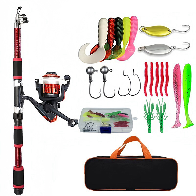Fishing Equipment Online - Hengelset Volledige sets met telescopische hengel