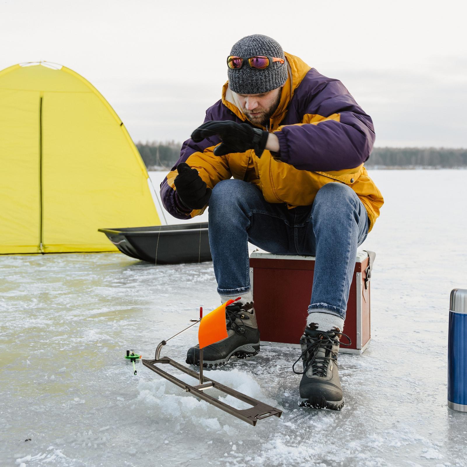 Ice Fishing Tip Up - IJsvissen Tip-up vlaggen Vissersuitrusting Accessoire IJshengel
