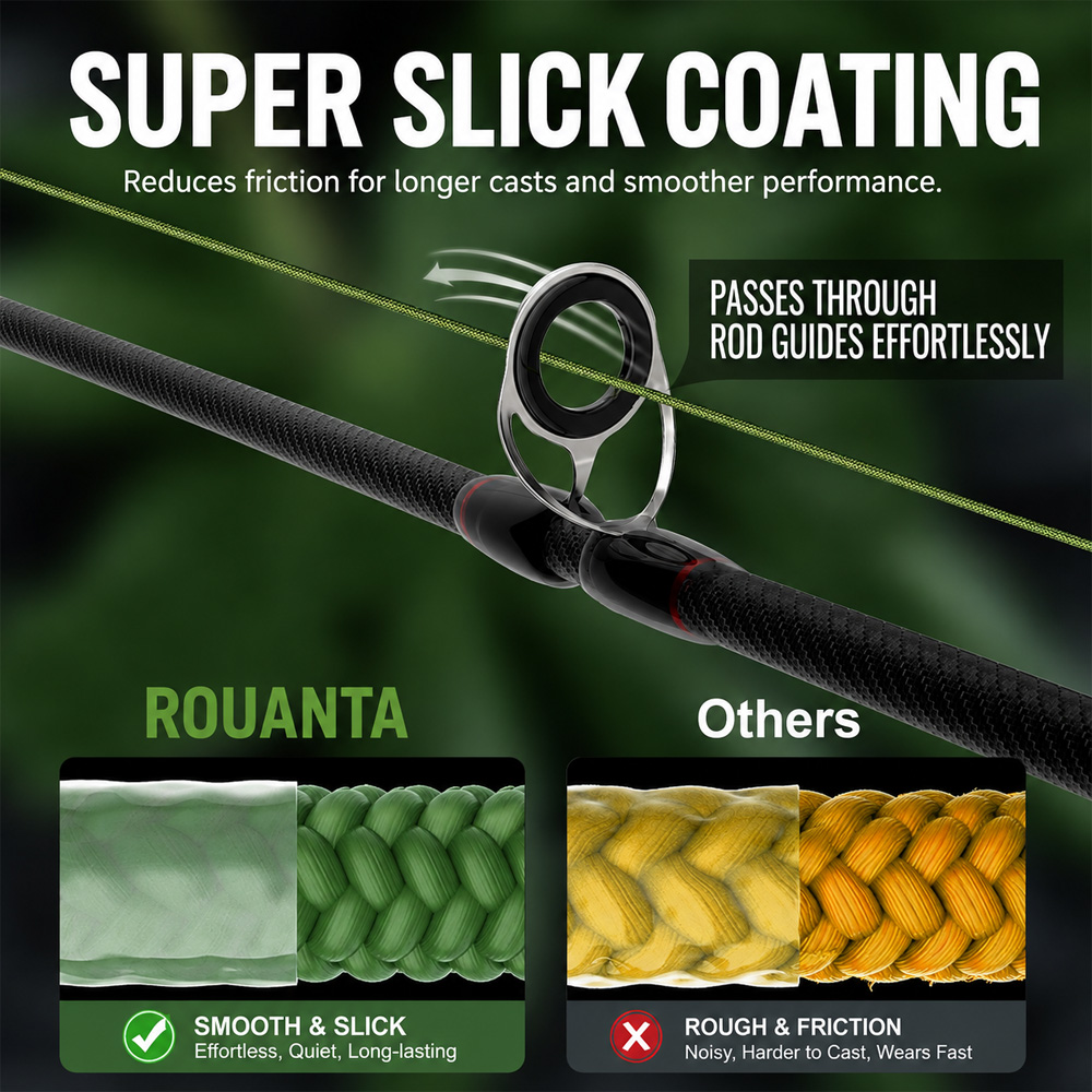 ROUANTA 300M Micro Thin 4-stre - Fishing Equipment Bundle recensie en prijs