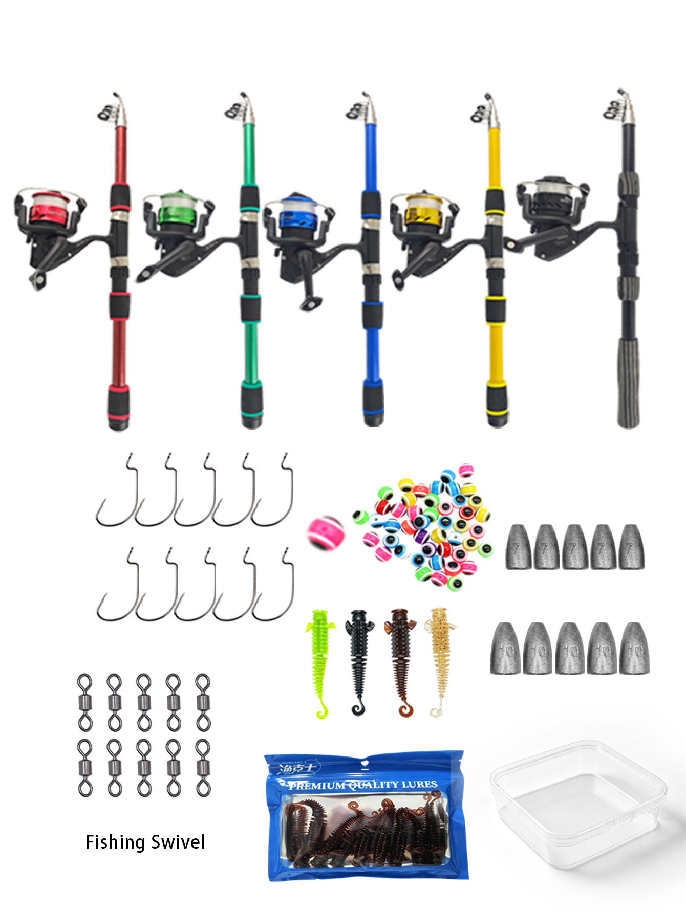 1,8m Telescopische Hengelset:  - Fishing Equipment Online recensie en prijs