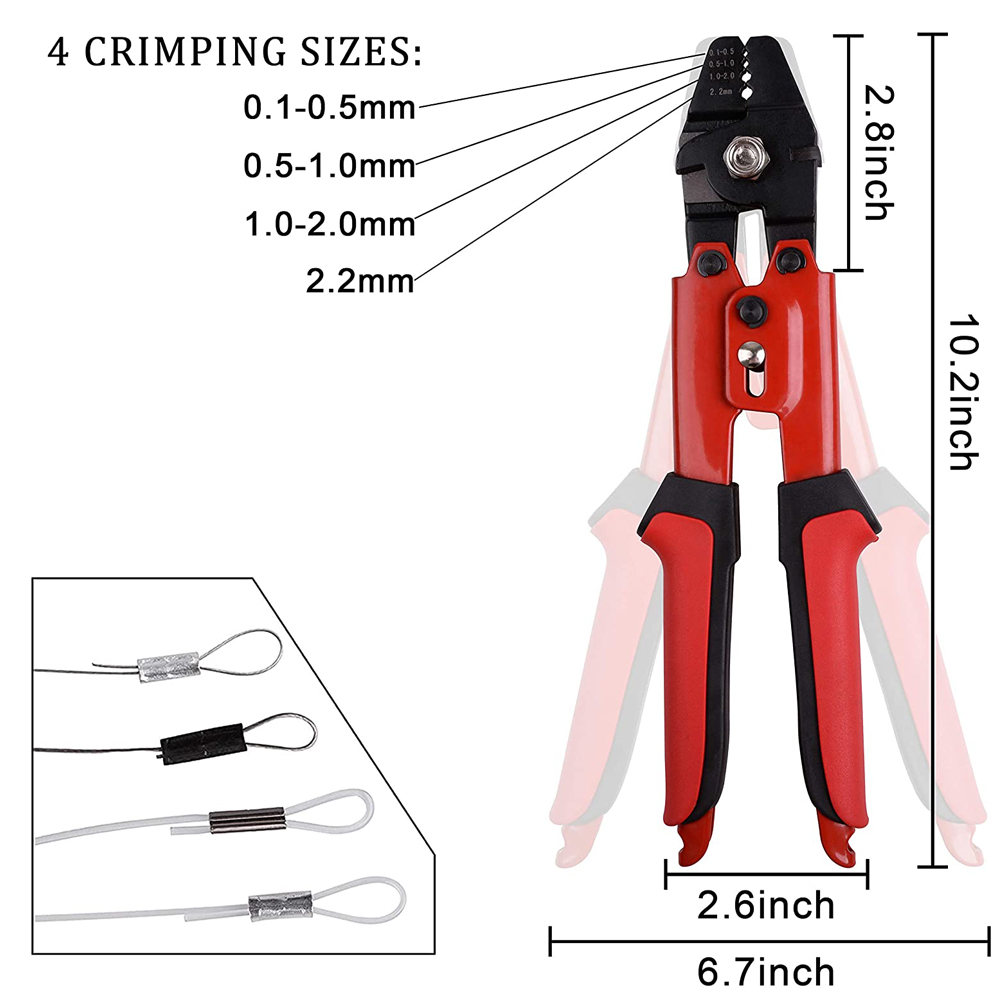 300Pcs Crimp Vissen Mouwen Set - Fishing Equipment Shop recensie en prijs