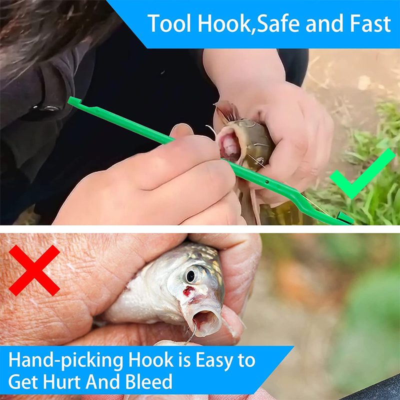 5pcs Lokken Haak Remover Stick - Bass Fishing Lure recensie en prijs