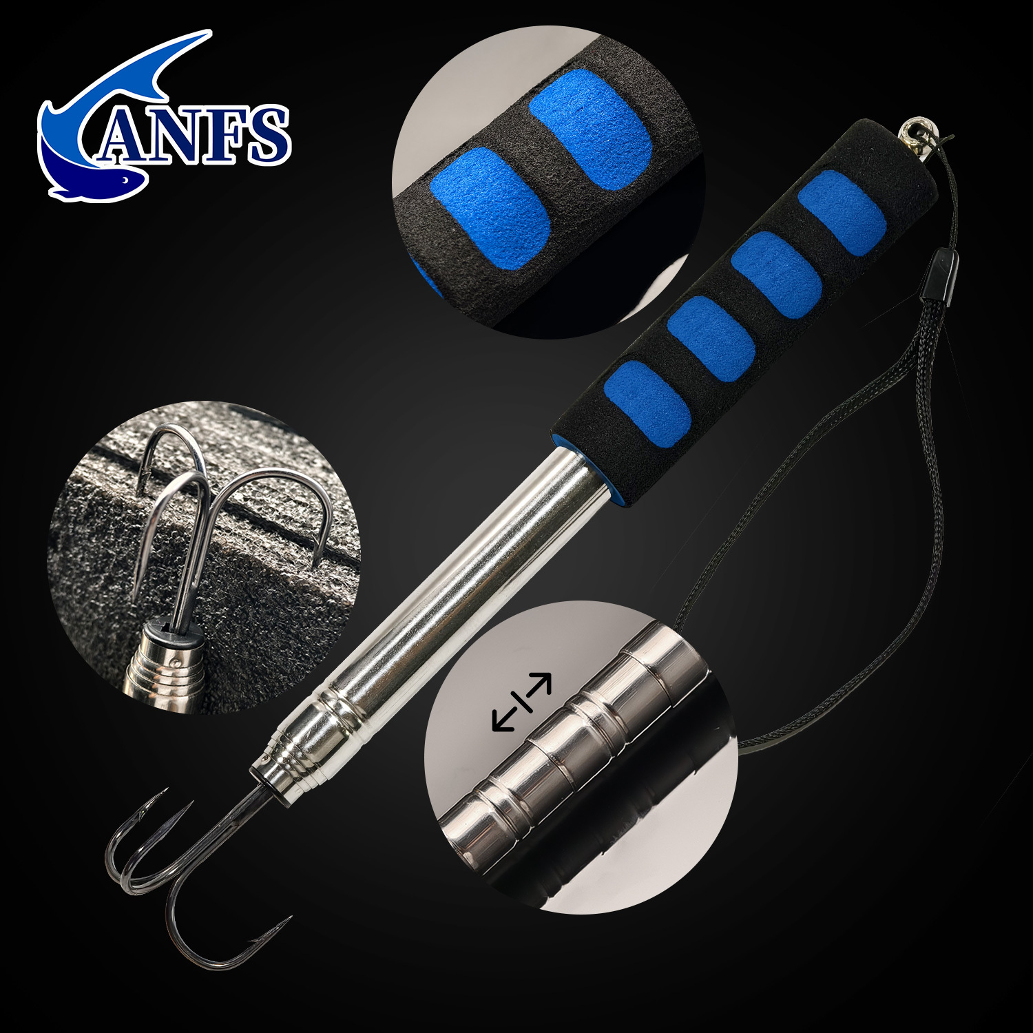 ANFS 1pcTelescopische visgaffe - Ice Fishing Tip Up recensie en prijs