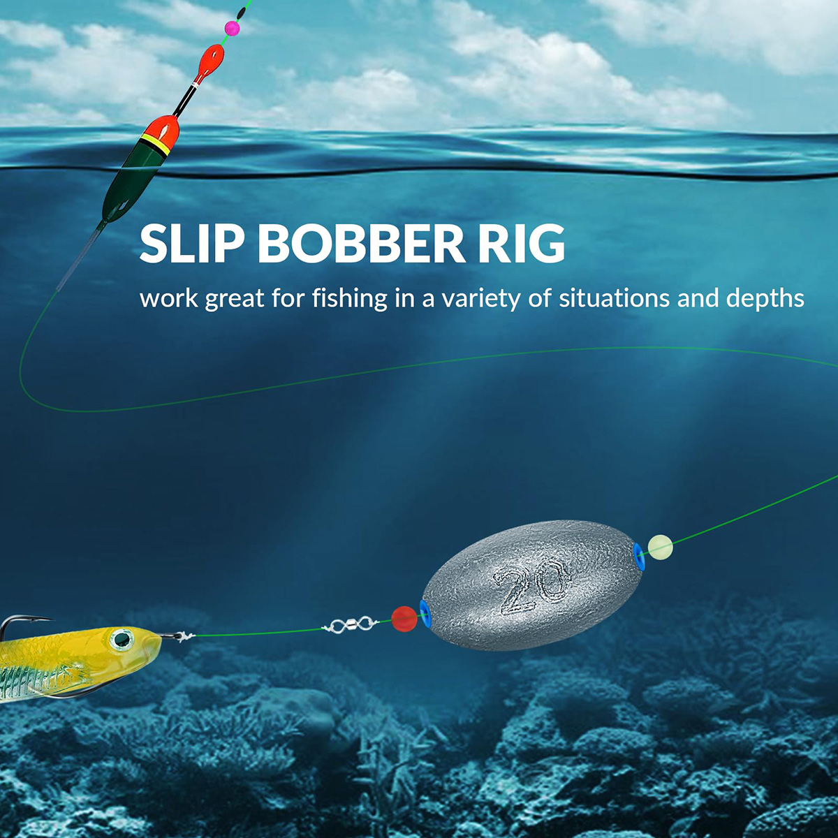 Ei-vormige loodgewichten assor - Bass Fishing Lure recensie en prijs