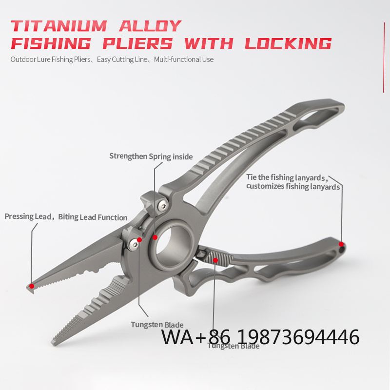 Hoogwaardige titanium visplier - Fishing Equipment Logos recensie en prijs