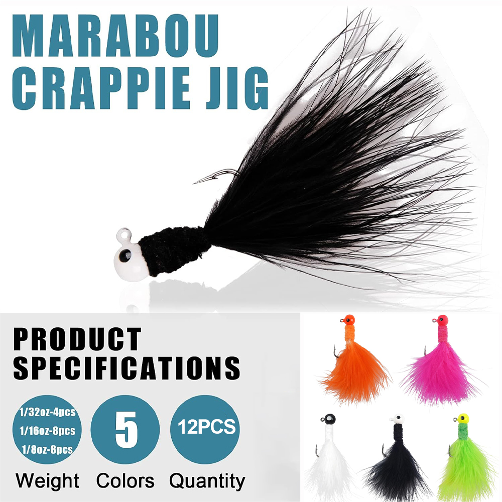 12 stuks jigkoppen voor het vi - Fishing Equipment Shop recensie en prijs