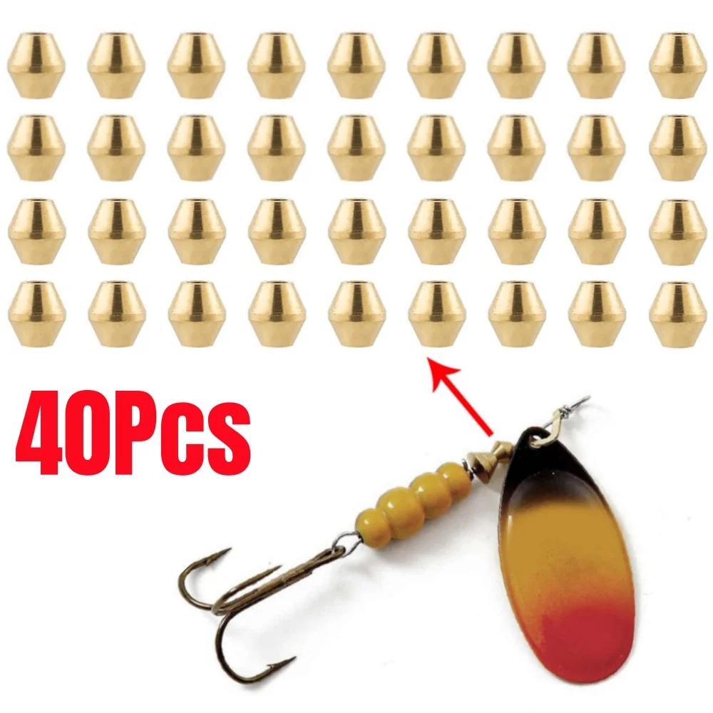 40 stks DIY Lokken Messing Vis - Bass Fishing Lure recensie en prijs