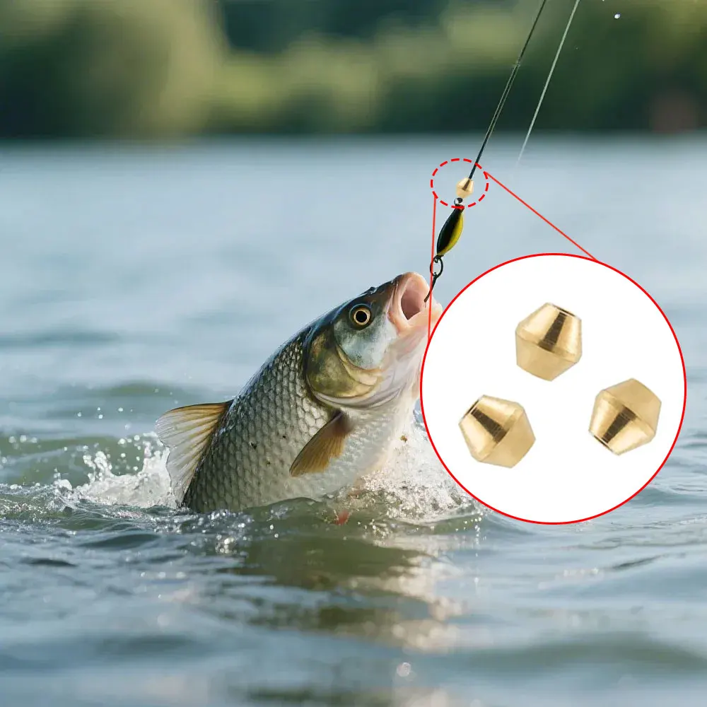 40 stks DIY Lokken Messing Vis - Bass Fishing Lure recensie en prijs
