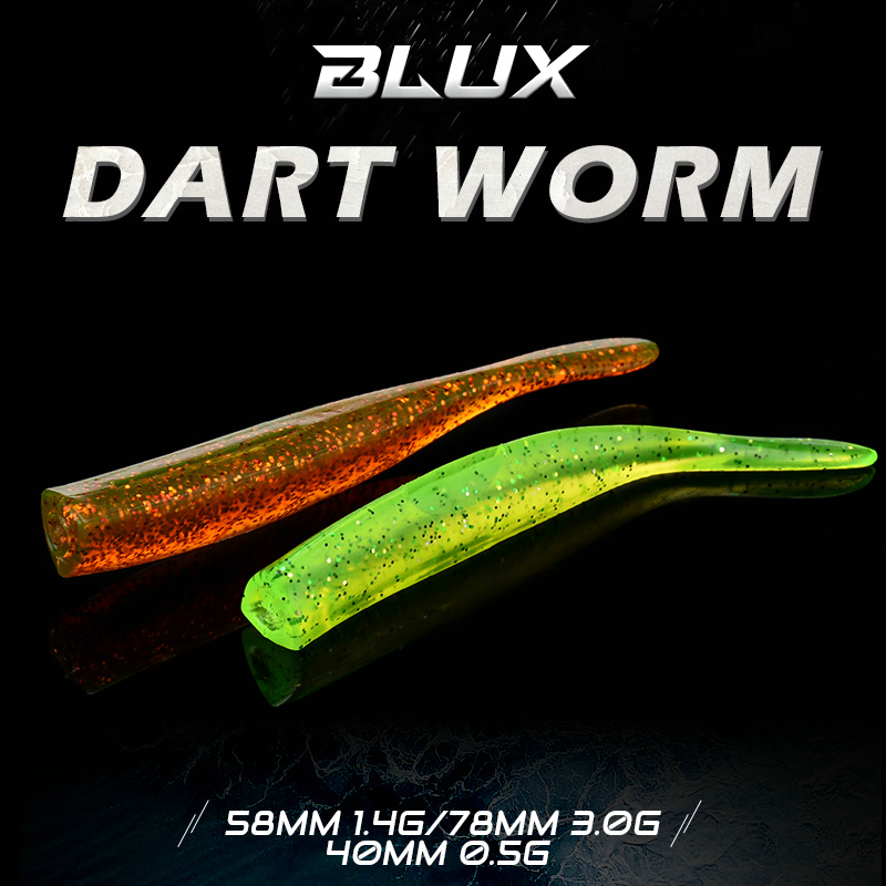 BLUX Nieuwe Dart Worm Zacht Aa - Jig Head Lure recensie en prijs