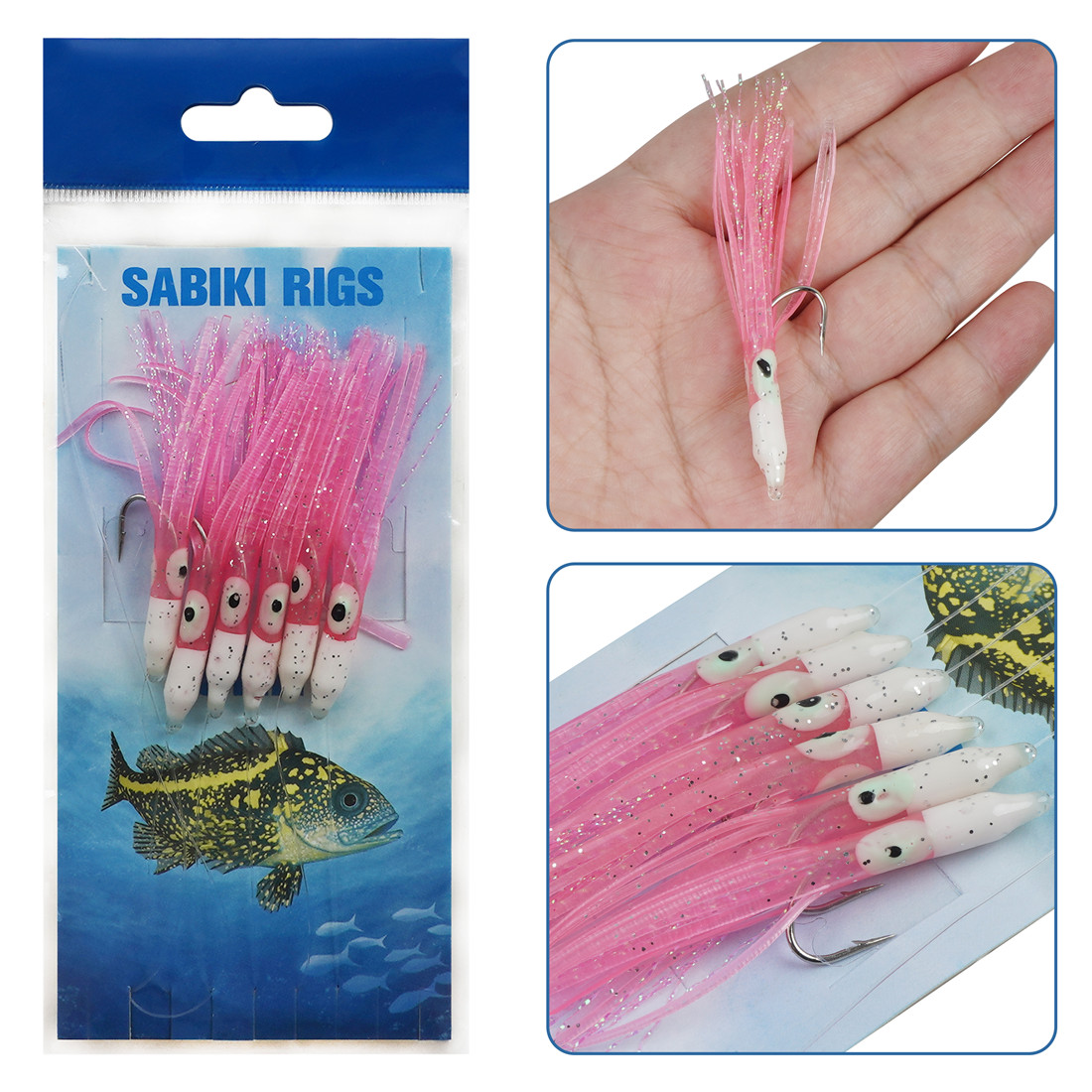 6Packs String Vissershaken 6-i - Fishing Equipment Shop recensie en prijs