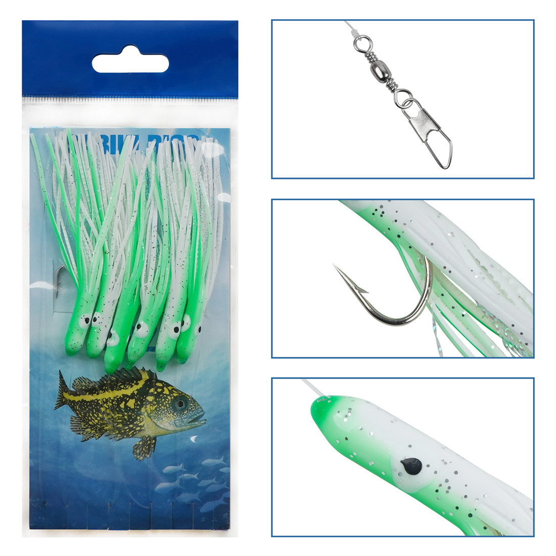 6Packs String Vissershaken 6-i - Fishing Equipment Shop recensie en prijs