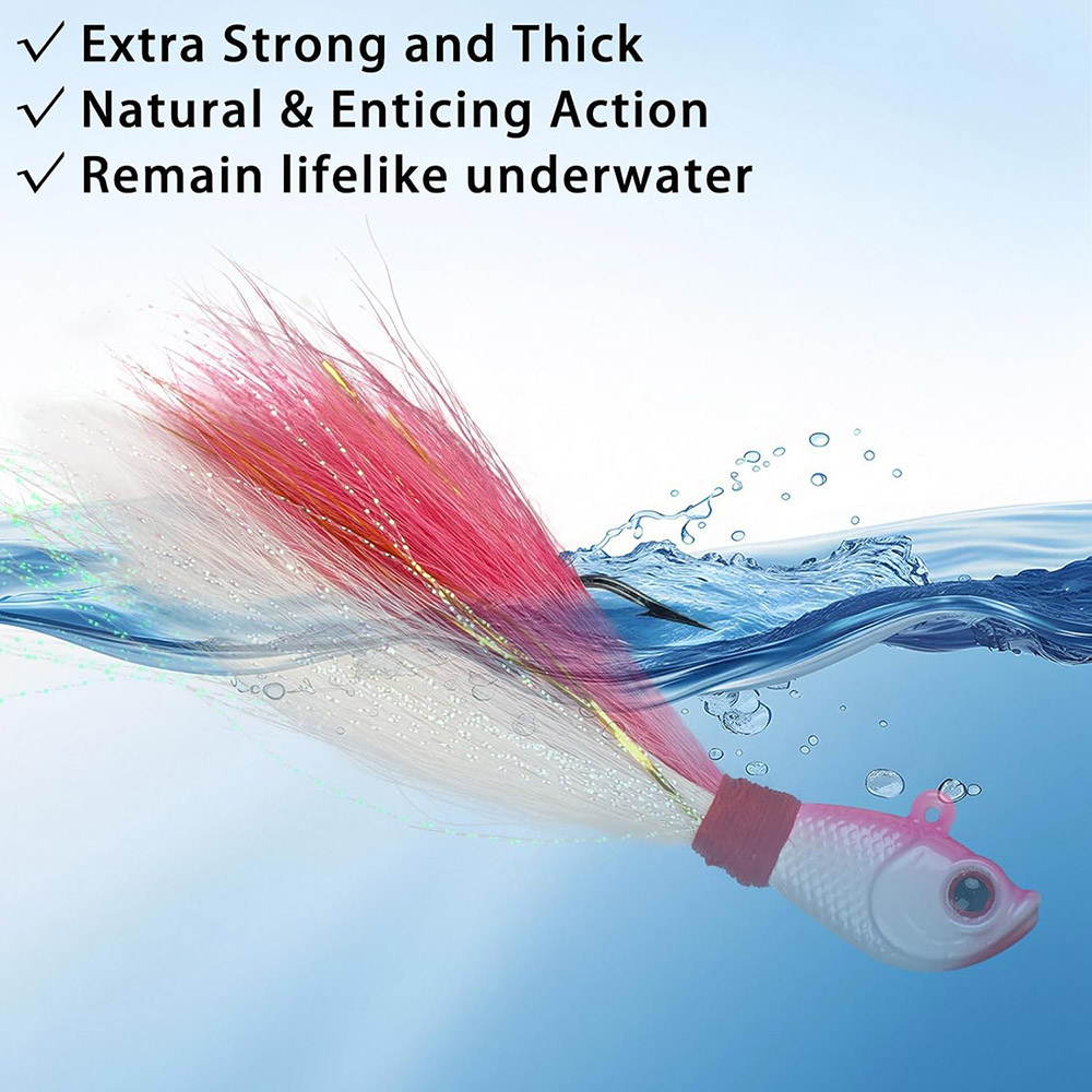 3pcs Bucktail Jigs Zoutwater Z - Fishing Equipment Shop recensie en prijs
