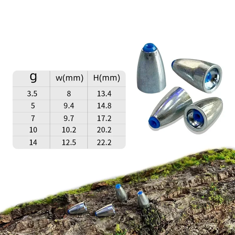 40 stks Legering Bullet Fishin - Bass Fishing Lure recensie en prijs