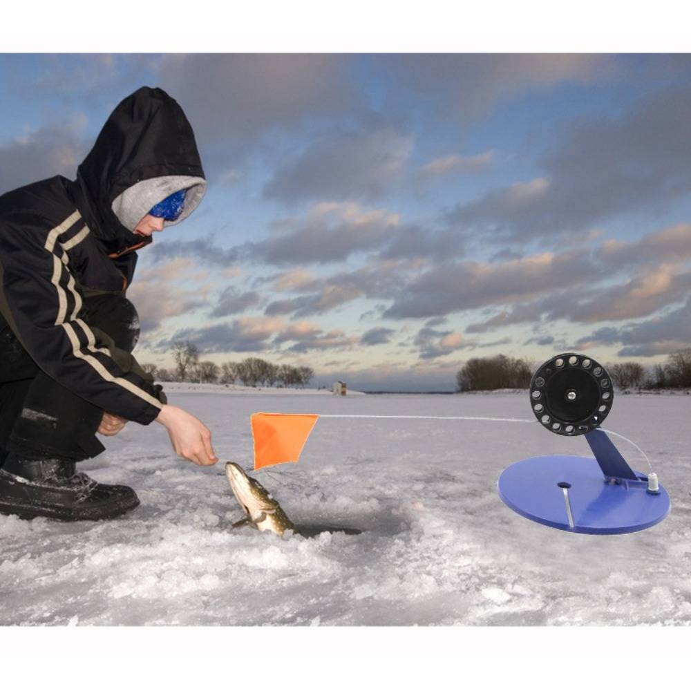 1PC automatisch ijsvisplatform - Ice Fishing Tip Up recensie en prijs
