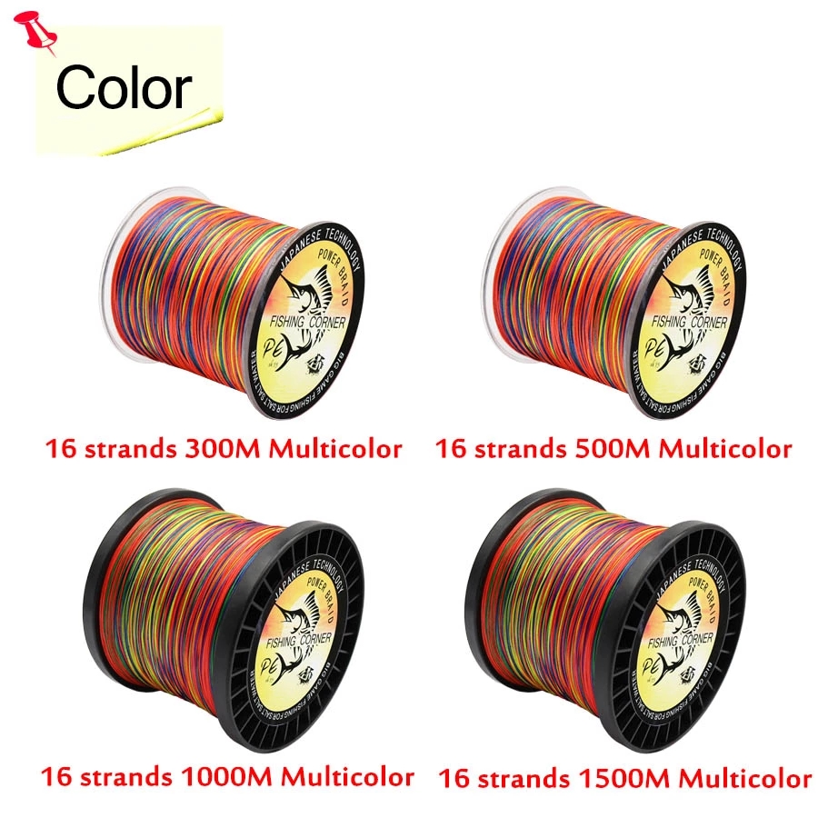 300M 500M 1000M 1500M Gekleurd - Fishing Equipment Bundle recensie en prijs